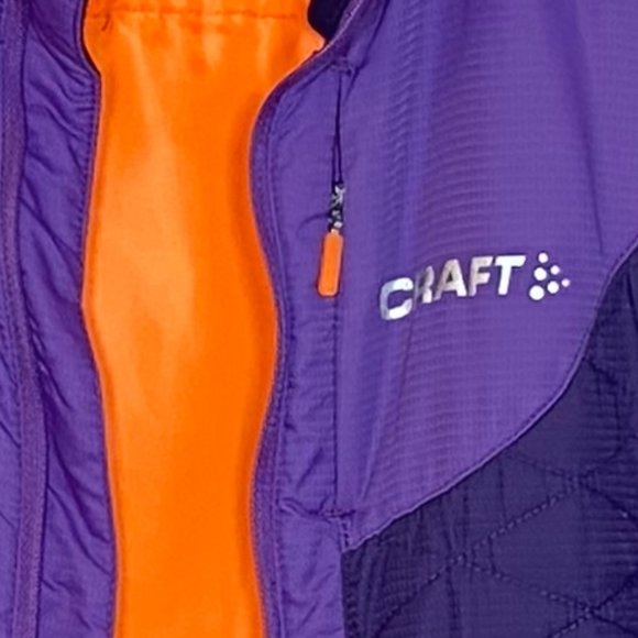 CRAFT SPORTS Women Quilted Hiking Jacket US M - Picture 3 of 8